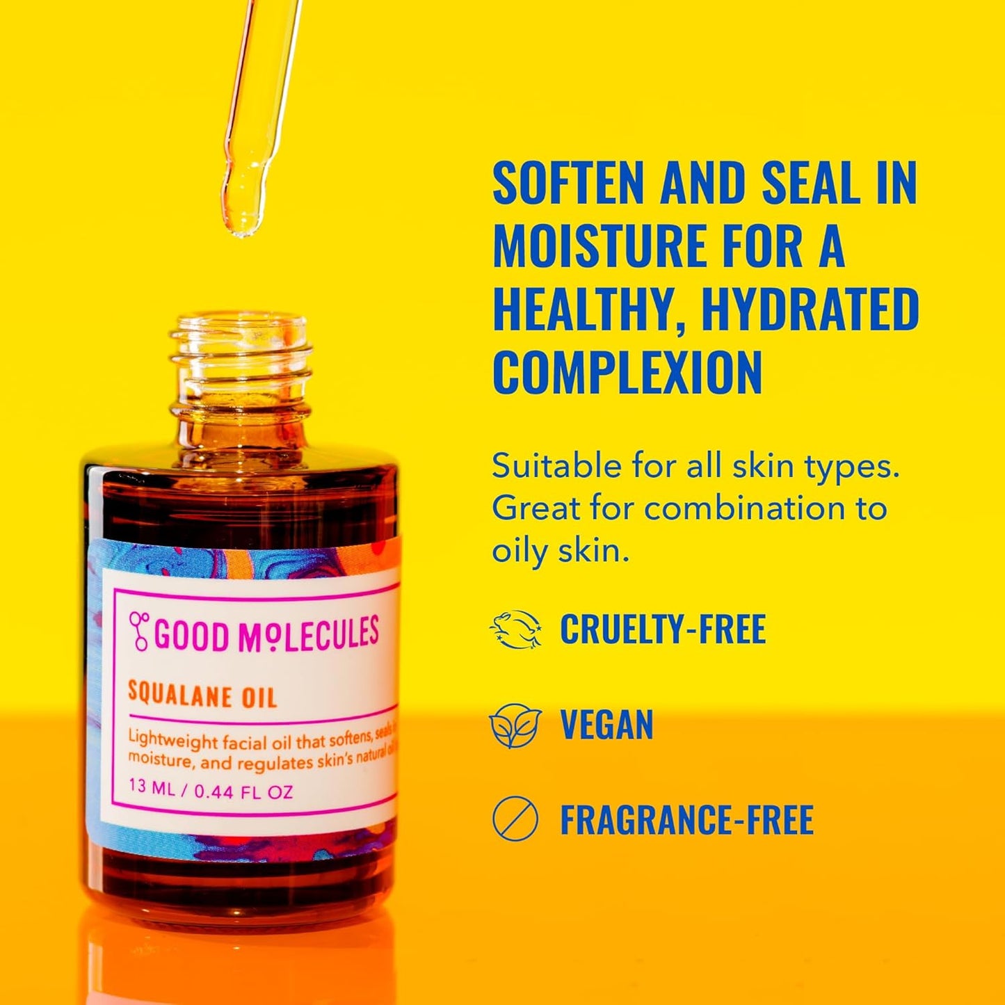 Squalane Oil - Moisturizer for Face, Skin, and Hair, Plumping, Firming.